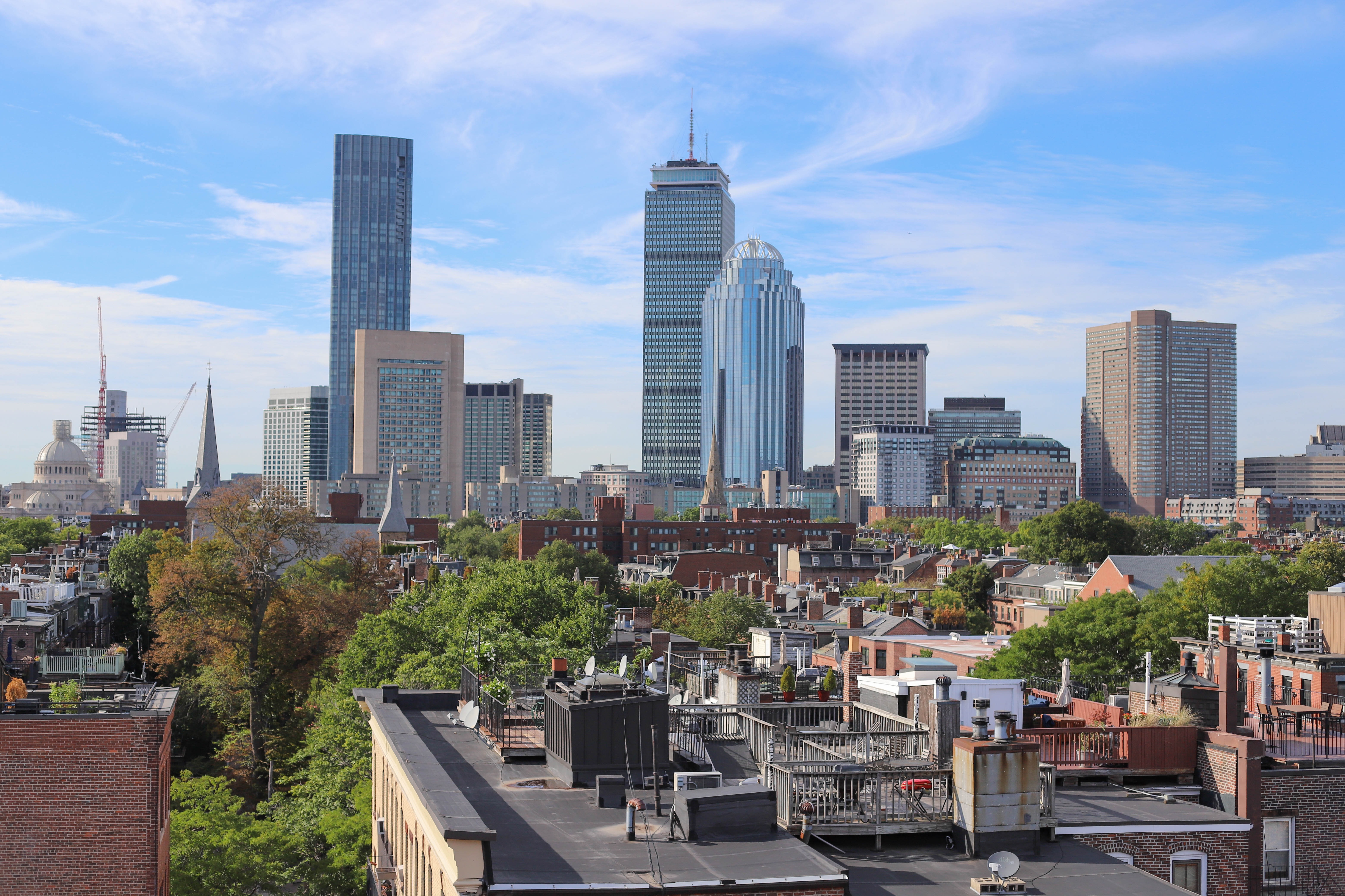 Daytime photo of Boston